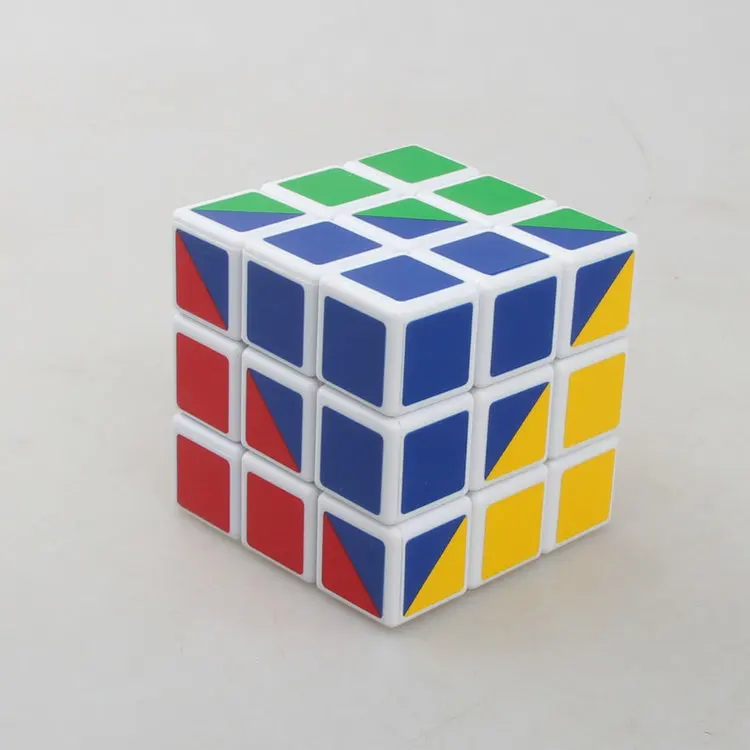 X-cube-cubo superdif&iacute;cil de cuatro colores, cubo blanco de tercer orden, Cubo de alta dificultad, patr&oacute;n especial, Cubo de tercer orden-0
