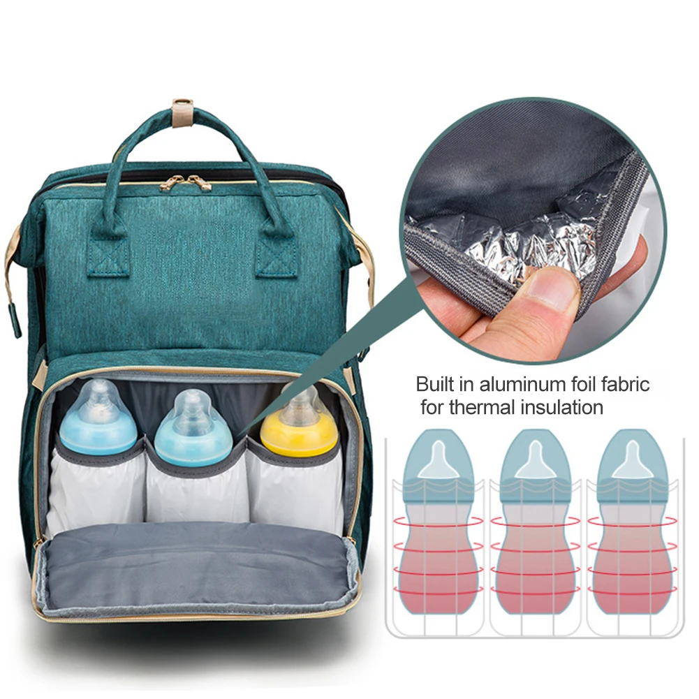 

Stylish Folding Crib Nappy Bags Mummy Maternity Nappy Bag Portable Crib Nappy Bag Baby Care Changing Diaper Bag