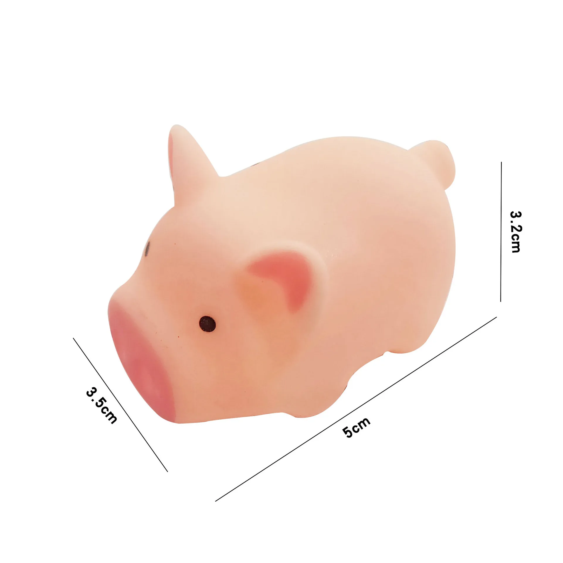 Juguete de cerdo rosa de dibujos animados, dispositivo exprimidor para la diversi&oacute;n, llamada relajaci&oacute;n-4
