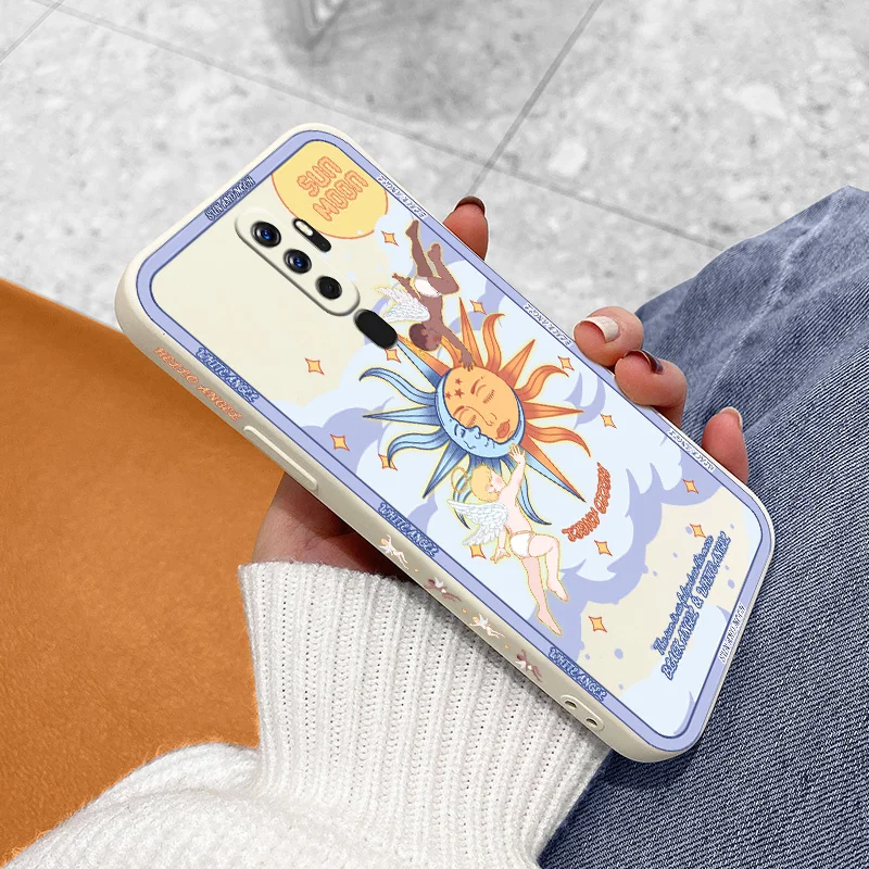 

Warm Sun Silicone Case For OPPO A11 A11X A11k A12 A12S A12e A5 A5S A3S A9 A7 A7X A8 A15 A15S A16 A31 A32 A33 Phone Cover Case