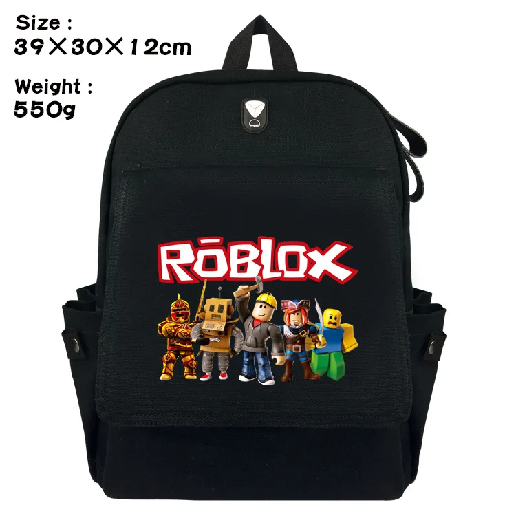 

2021 virtual world Robloxing backpack cartoon printing school supplies student large-capacity school bag computer bag travel bag