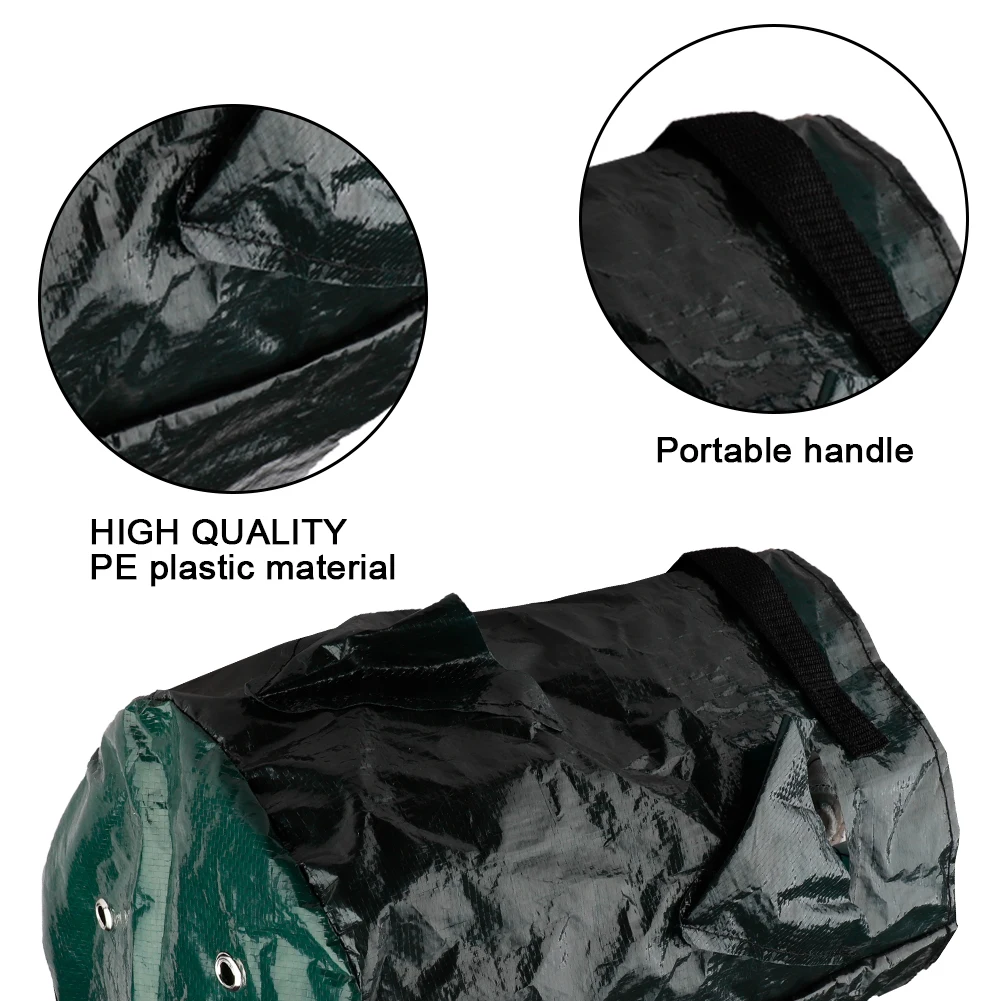 

10 Gallon Strawberry Planting Bags Planting Pouch Pots Breathable Cloth Bags Plant Container With Handles Pockets For Garden Use