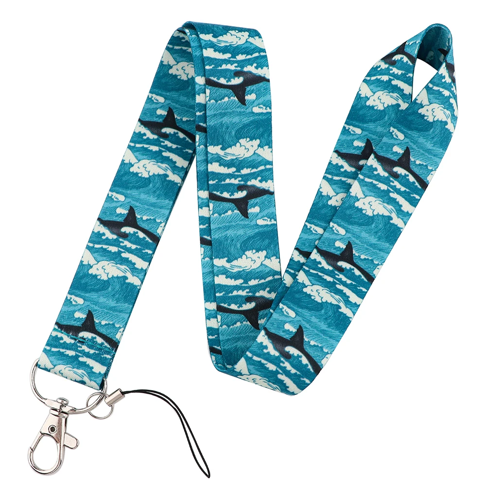 Брелок для ключей DZ2387 с Китом акулой на шею | Украшения и аксессуары