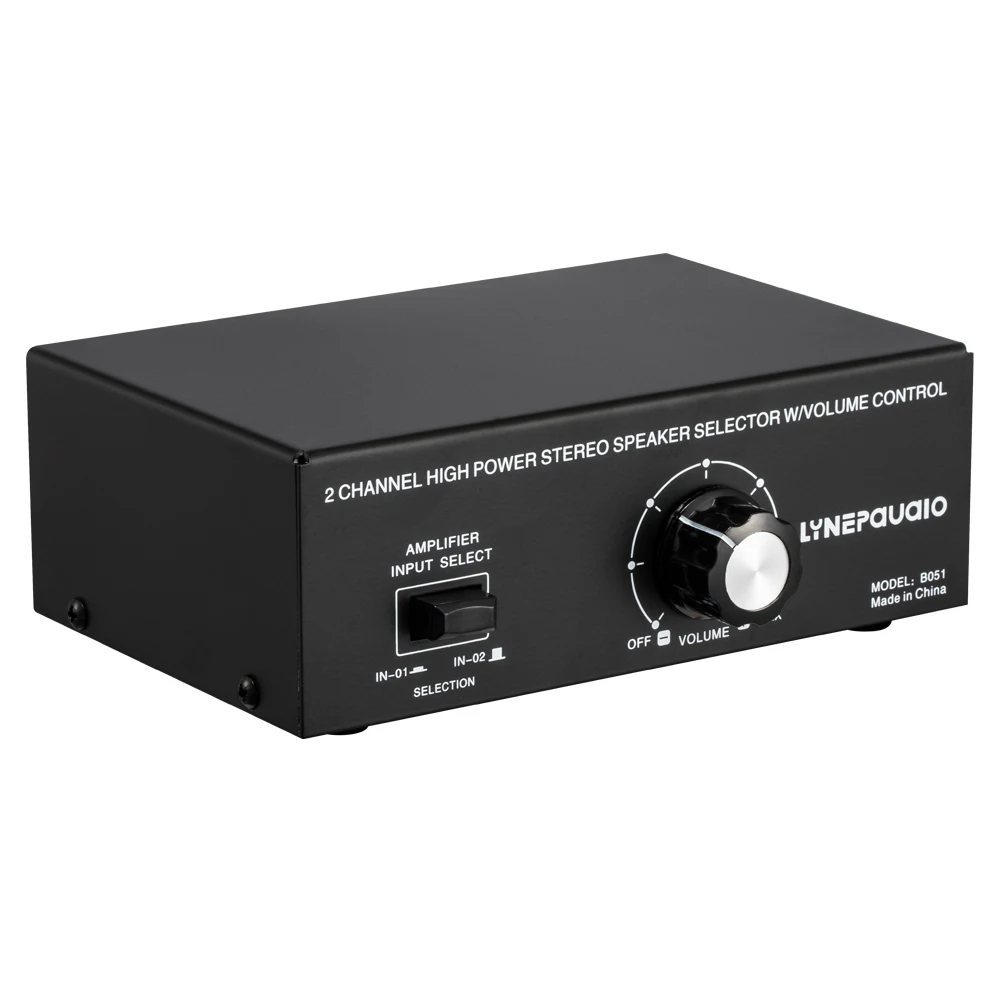 Внешний усилитель мощности 2 в 1 выбор динамика Переключатель выхода с