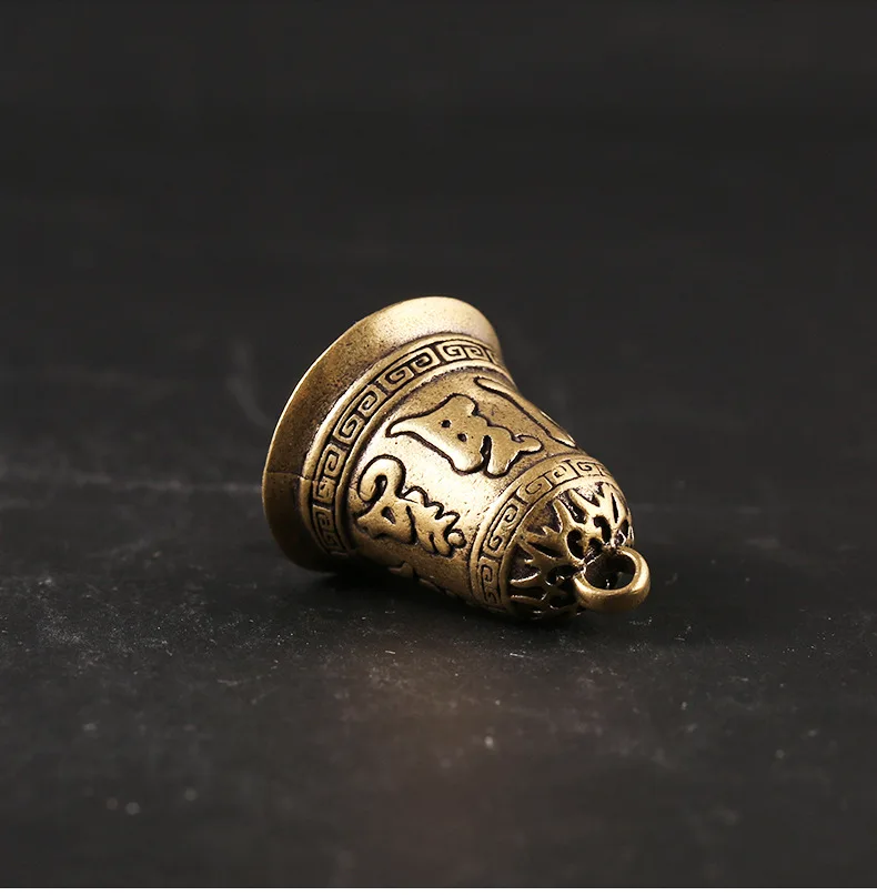 Латунный брелок ручной работы с кольцевым кольцом искусственное украшение