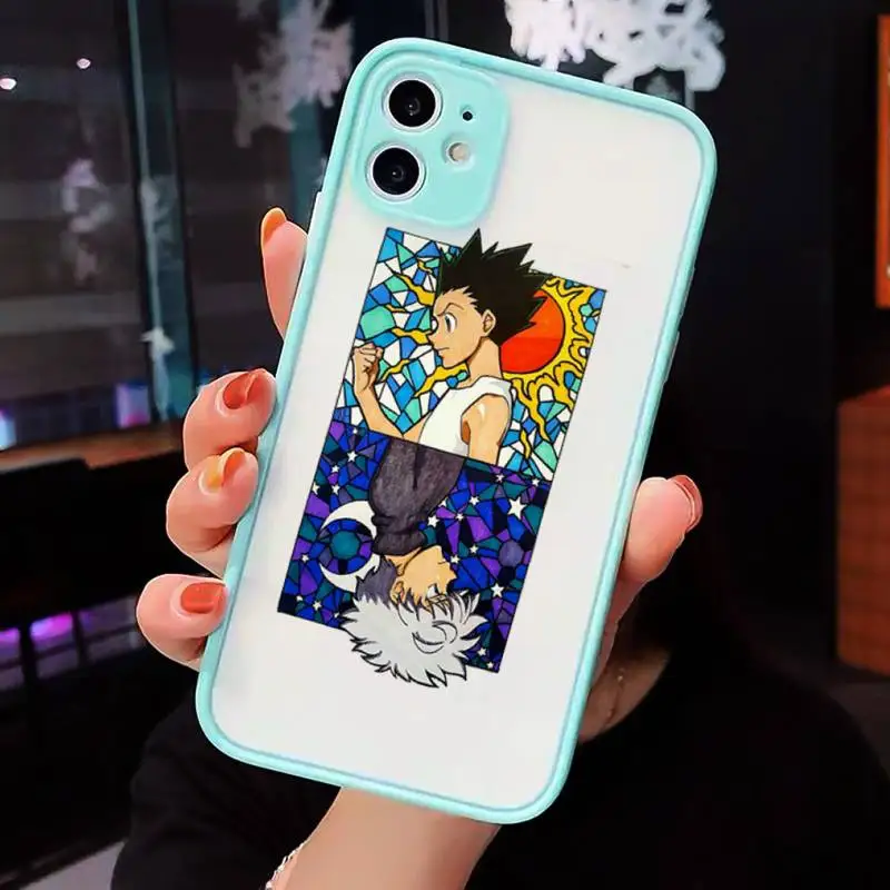 

Hunter X Hunter Killua Zoldyck Phone Cases Matte Transparent for iPhone 7 8 11 12 s mini pro X XS XR MAX Plus cover funda
