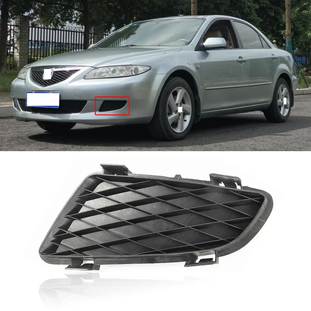 Capqx для Mazda 6 M6 2003 2004 2005 ПТФ в передний бампер модификационная рамка противотуманной накладки на фары декоративная крышка гриля Украсьте