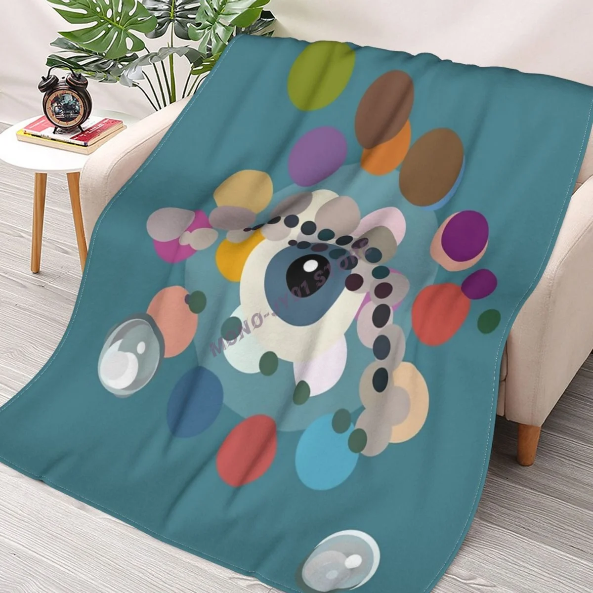 

Abstract Larmes Throw Blanket Sherpa Blanket cover Bedding soft Blankets