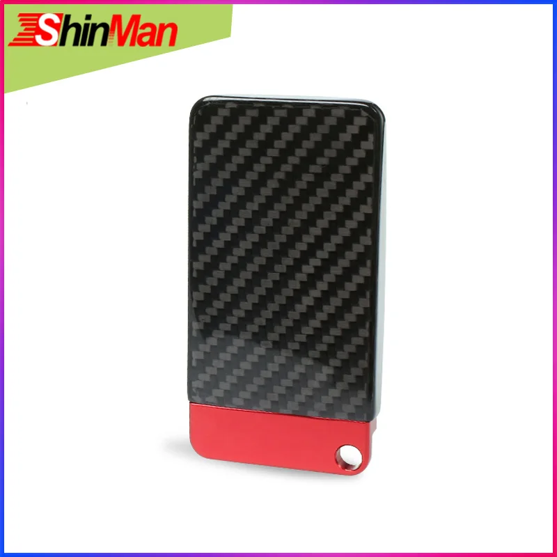 ShinMan Carbon Fiber Car key Case shell Cover bag holder For Nissan GTR Infiniti Keychain Accessories | Автомобили и мотоциклы