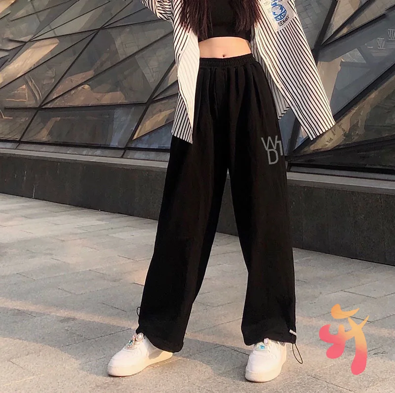 

2021SS Newest WE11DONE Men's Pants High Quality Cotton Terry Trousers Welldone Spring/Summer Loose Casua Women's Pants