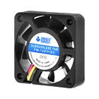 Низкий уровень шума, 28 дБ, 3 контакта, 9 лопастей, постоянный ток, 12 В, 40x40 мм, вентилятор охлаждения процессора компьютера, ПК, радиатор, выдувной вентилятор 4900-6050 обмин