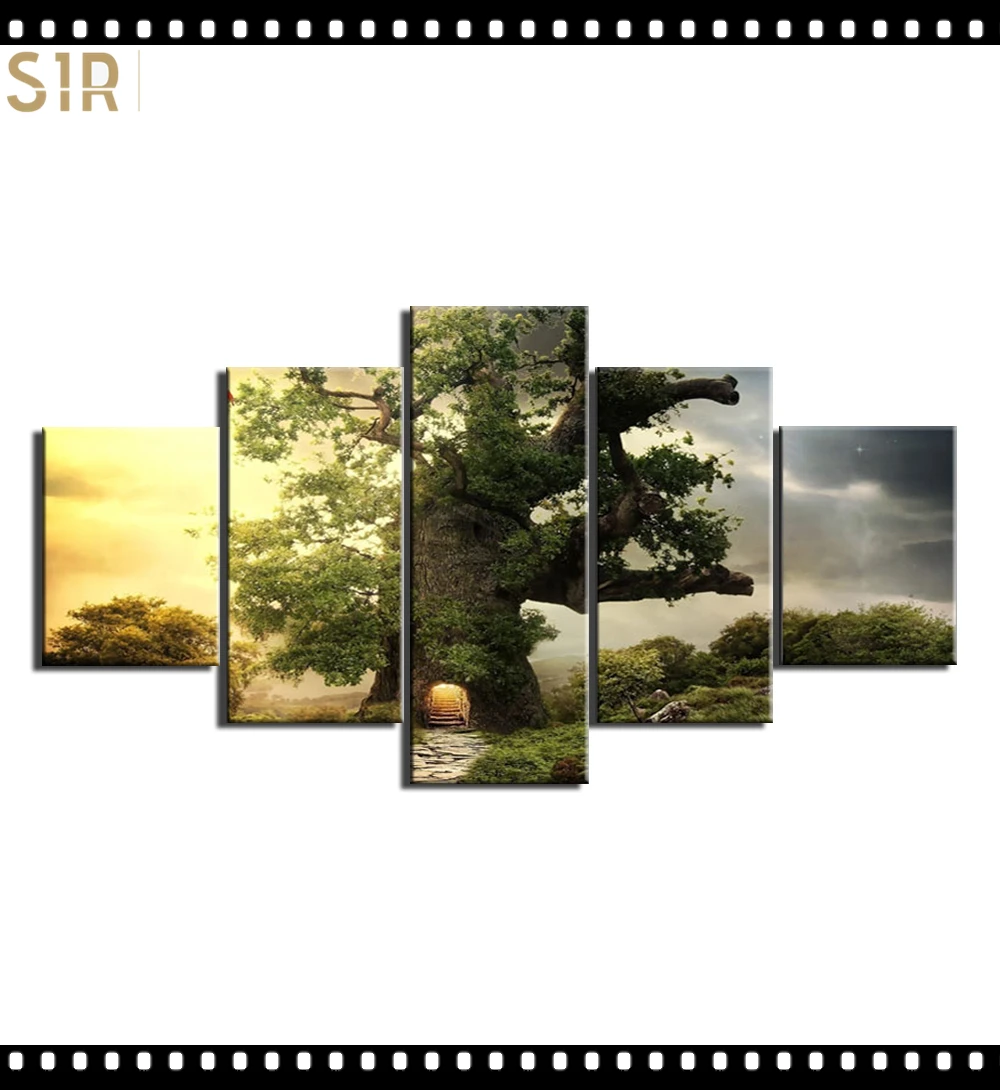 

Scenery Decorations for The Five - Part Poster Living Room Decoration Room Decor Anime Decor Wall Paintings Home Decor Wall Art