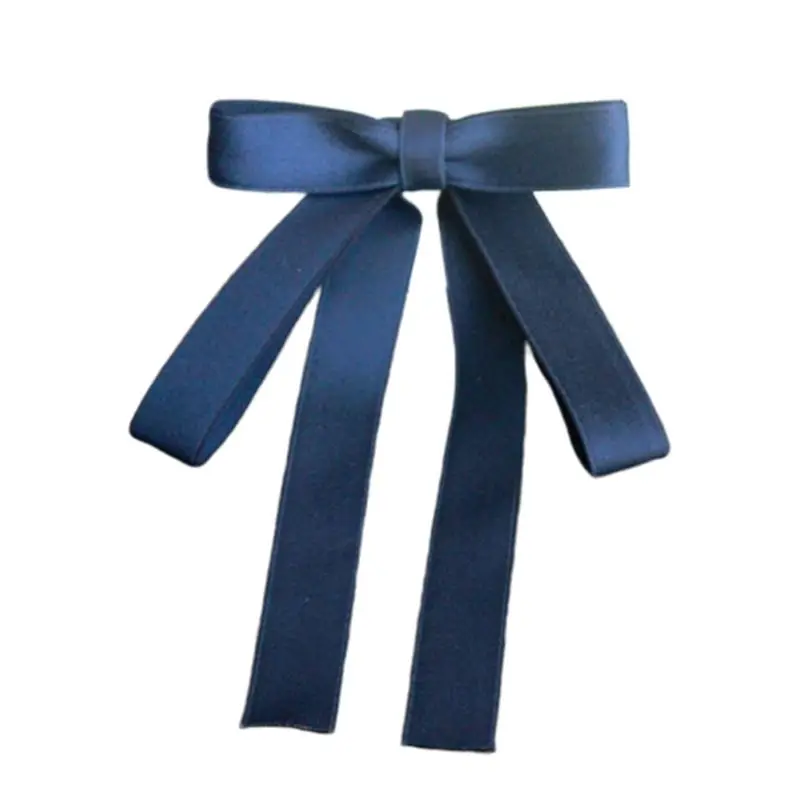 Винтажная Длинная лента брошь для галстука-бабочки с треугольником стразами