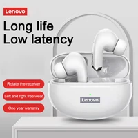 lenovo lp5 tws bluetooth compatible earphone wireless earbuds sport gaming bluetooth headset for ios android universal