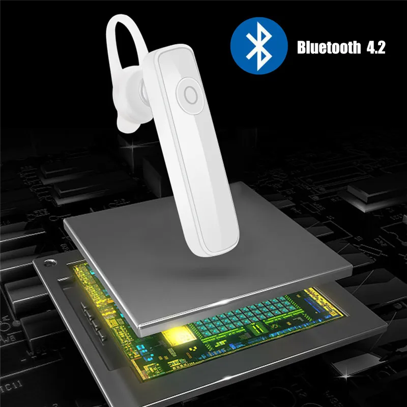M165 Мини Bluetooth-гарнитура стерео гарнитура с ушным крючком беспроводной микрофон