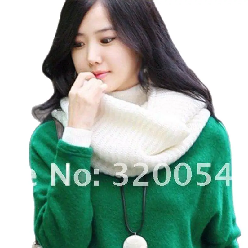 Удлиненная плотная шаль Осень-Зима Теплые однотонные корейские модные линейные