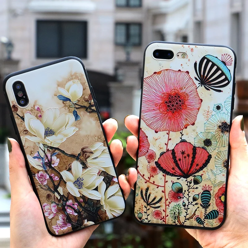 Для huawei Honor play 7c 7x 8 10 lite 9 9i 9x20 pro v9 v10 v20 20 20i силиконовый матовый 3D тиснением резьбой