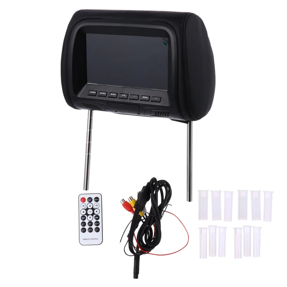 

Car MP5 Display Screen 7-inch Headrest LCD Monitor Back Seat Video Player
