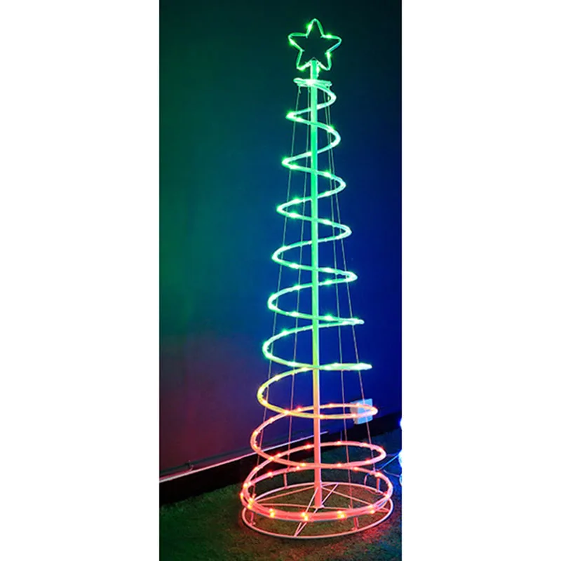 comprar Árvore Espiral Led De Natal Luz Multicolor Feriado Ano Novo Para Decoração Interior E Exterior árvore De Natal