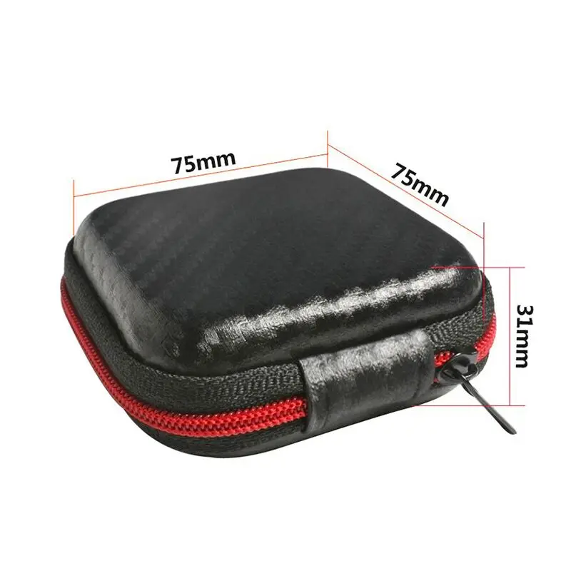 Мини-сумка для хранения наушников на молнии переносная жесткая гарнитура