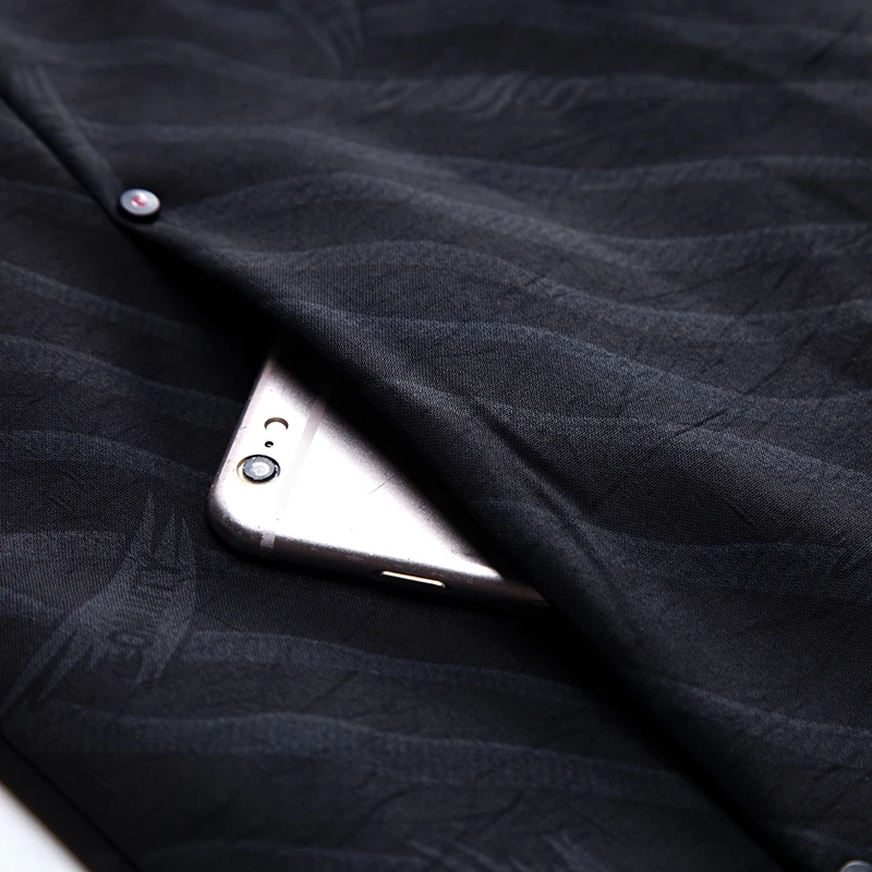 

YISU 2020 Autumn Winter New Men's jackets Solid color Baseball collar Fashion Casual Stripe Slim Cardigan Men jacket