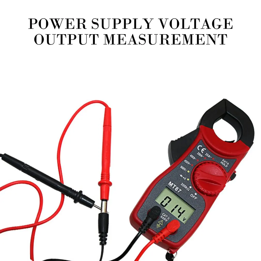 Высокоточный цифровой мультиметр MT87 защита от перегрузки цифр LCD индикация