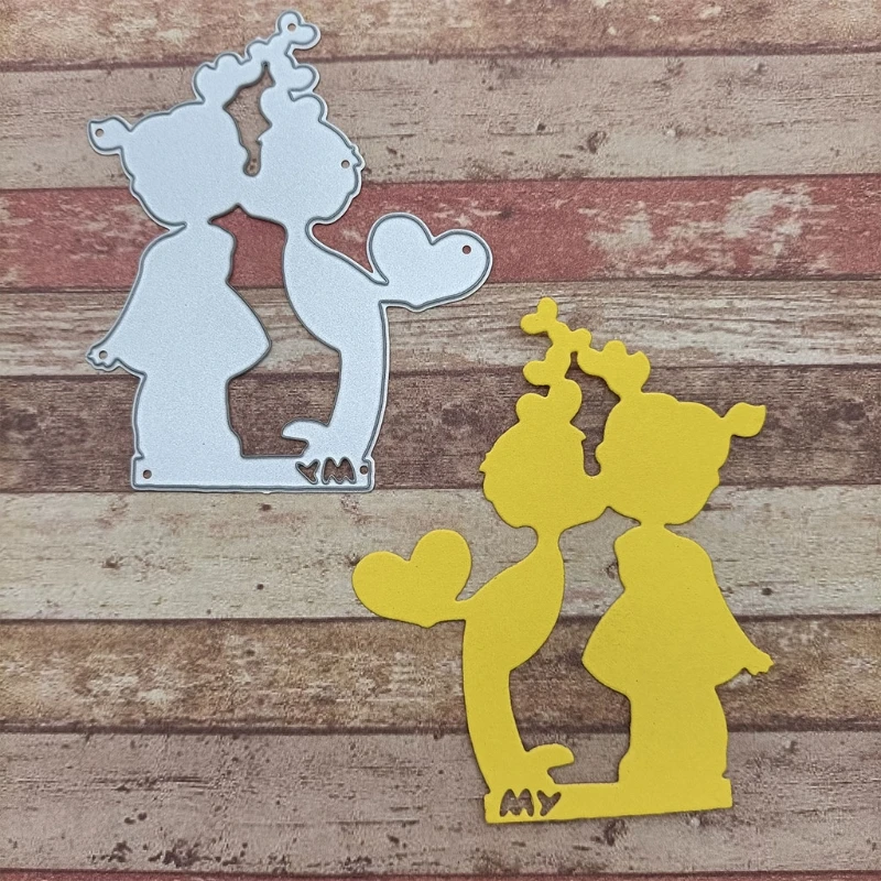 

Kids Metal Cutting Dies Stencil DIY Scrapbooking Album Paper Card Template Mold Embossing Craft Decoration