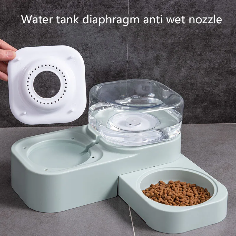 

1.5L New fashion Pet Bowls Food Automatic Feeder Fountain Water Drinking for Cat Dog Kitten Feeding Container Pet Supplies