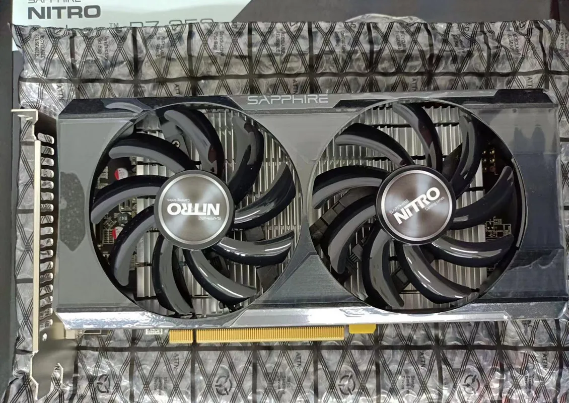 Оригинальные видеокарты SAPPHIRE R7 350 2 ГБ для AMD GPU Radeon R7350 Гб компьютера игровые HDMI