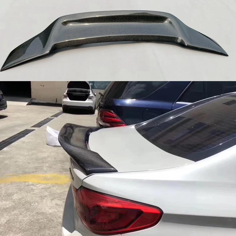 M эффективный спойлер для BMW 5 серии G30 530i 540i заднего багажника из углеродного