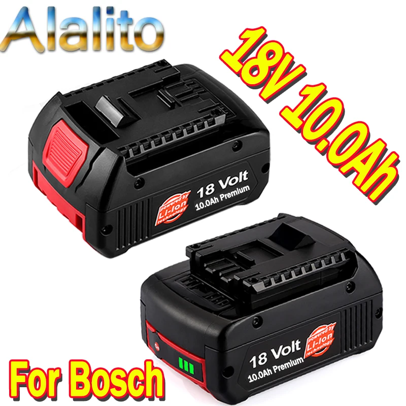 18v10000mahперезаряжаемая литий ионная аккумуляторная батарея для Bosch 18 в портативная