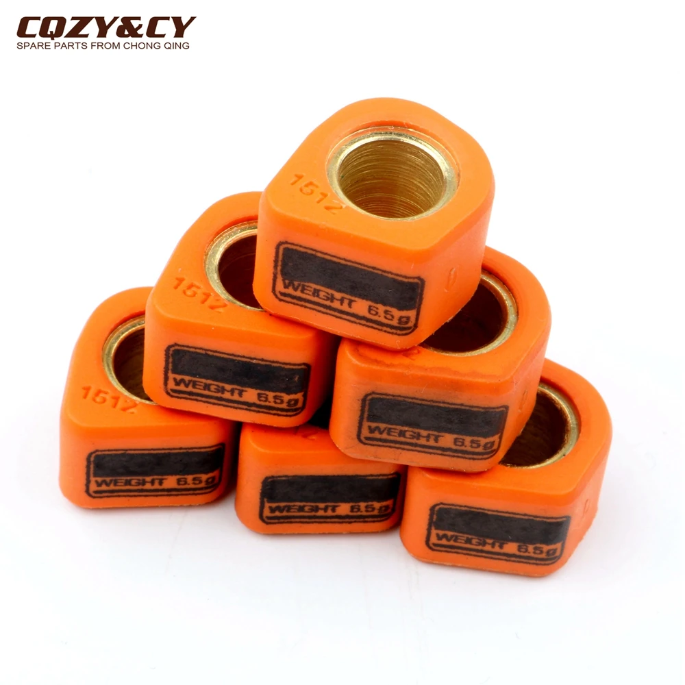 Грузоподъемность 6 шт. регулируемые весы 15x12 мм 6g 7g 8g для Yamaha Aerox Breeze Bws Jog R Neo'S Slider
