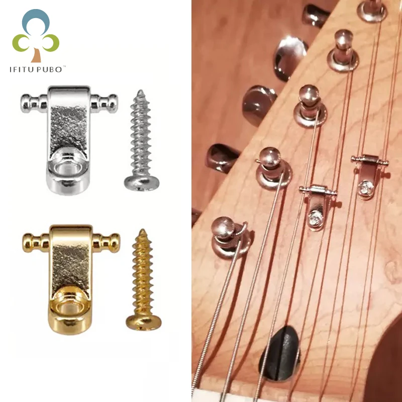 

2/4/6 шт Электрогитары роликовая нить деревья струнный фиксатор крепления гитары дерева руководство Электрогитары Гитары Запчасти аксессуа...