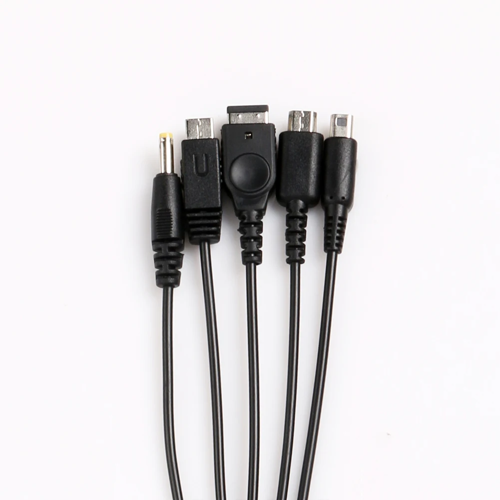 5 в 1 USB кабель для зарядки Nintendo NDSL NDS NDSI XL 3DS Game for Sony PSP 3000|Кабели| |