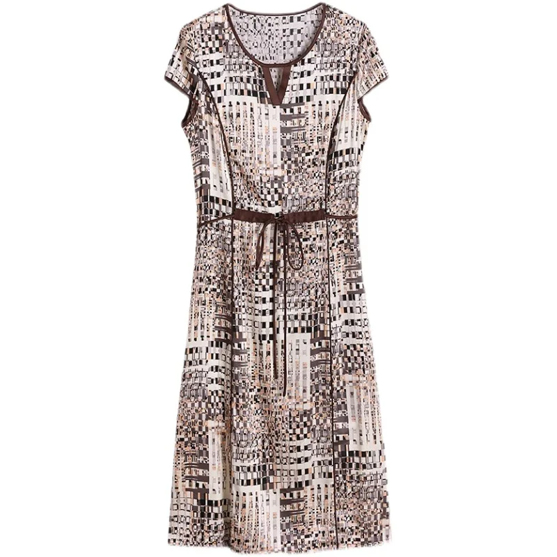 Женское атласное платье средней длины повседневное облегающее из натурального