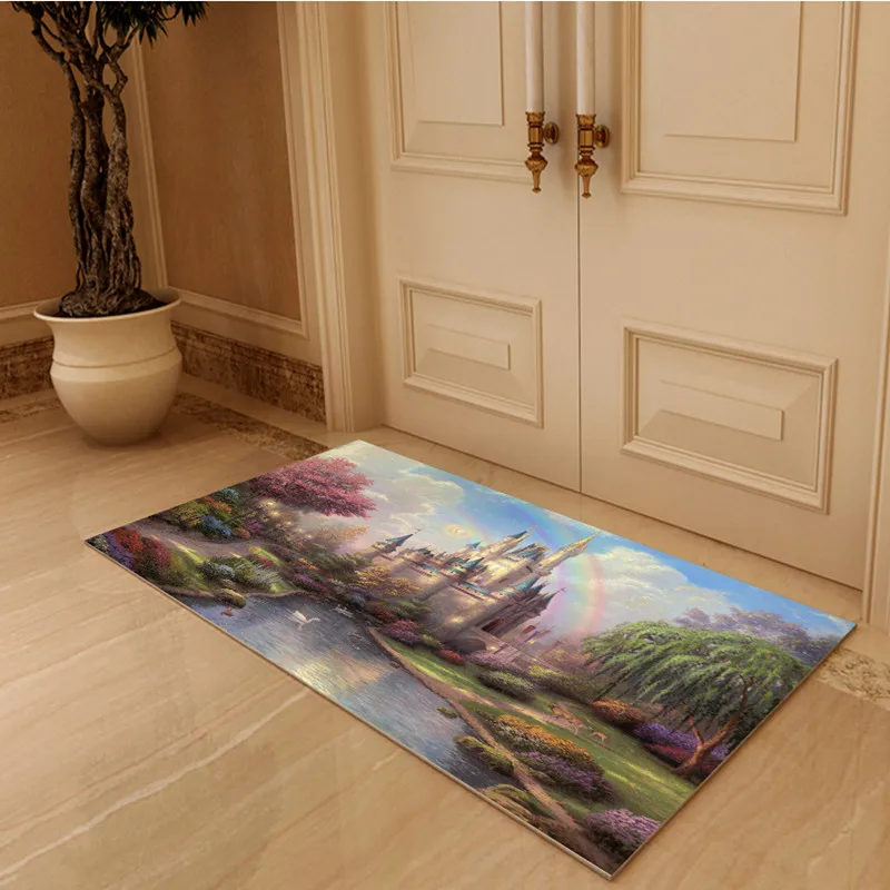 По индивидуальному заказу Цвет розовый Цветочный узор ковер с рисунком