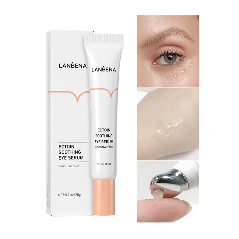 

LANBENA Anti Wrinkle Eye Serum Massage Head Ectoin Soothing Eye Cream Against Fade Fine Lines Reduce Puffiness Firming Eye Care