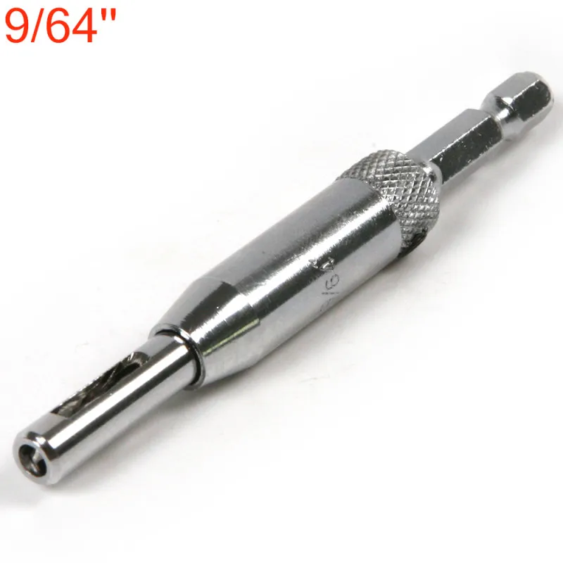 Hole diameter 3.5mm 1 шт. сверло для центра дверного шкафа Самоцентрирующийся шарнир Таппер шестигранное сверло Дырокол деревообрабатывающий инструмент 5/6"-1/4" - Цвет: Hole diameter 3.5mm