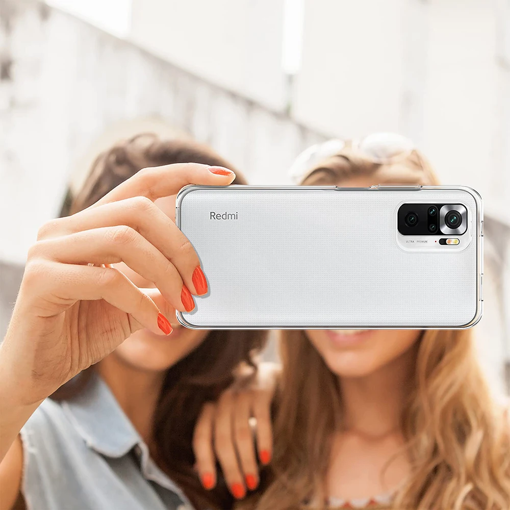 Case For Xiaomi Redmi Note 10 / 10S TPU Silicone Clear Soft Case for Redmi Note 10 Pro / 10 Pro Max Phone protective Back Cover