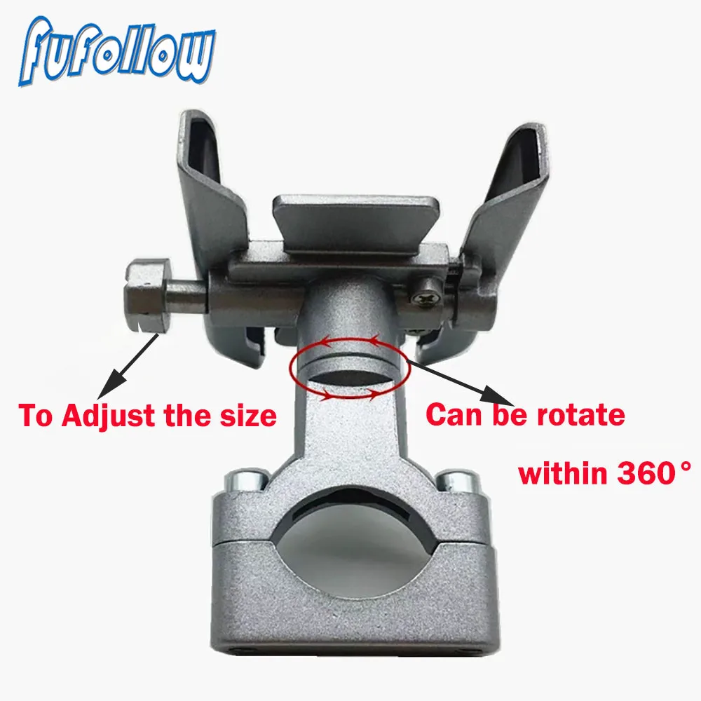 rotatable cnc aluminum motorcycle parts for ducati monster 696 821 795 797 handlebar mobile phone holder gps phone stand bracket free global shipping