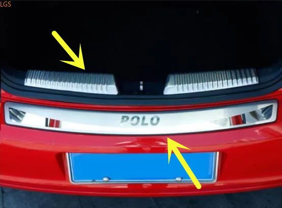 

Для Volkswagen Polo 2011-2018 Высококачественная защитная пластина порога багажника из нержавеющей стали защита от царапин автомобильные аксессуары