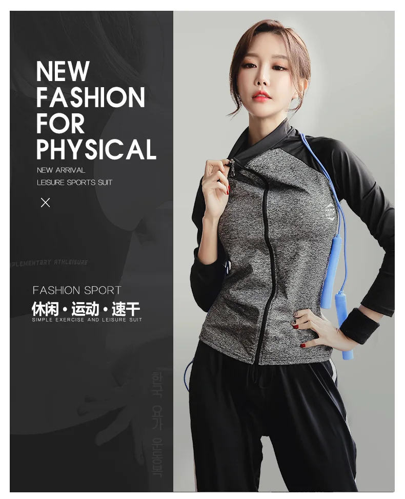 Длинный рукав для йоги Топ ношения при активном образе жизни Femme спортивные топы