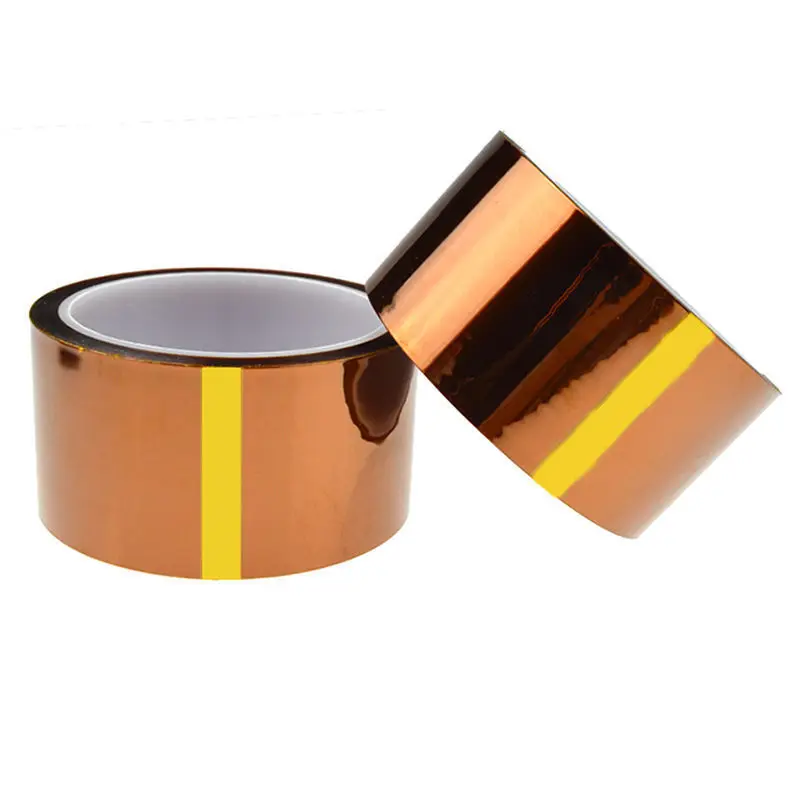 

1Pc 33MM Length High Temperature Heat Resistant Polyimide Tape Waterproof Adhesive Tape Panel Protector Heat Insulation Tape