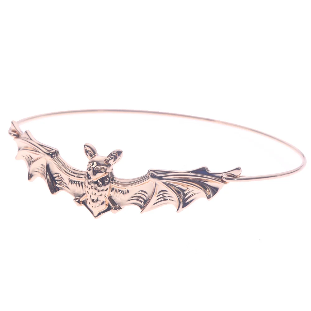 

OPPOHERE 1PC Elegant Fashion Women Bat Bangle Bracelet Wristband Beautiful Halloween Jewelry Gift DIY Accessories