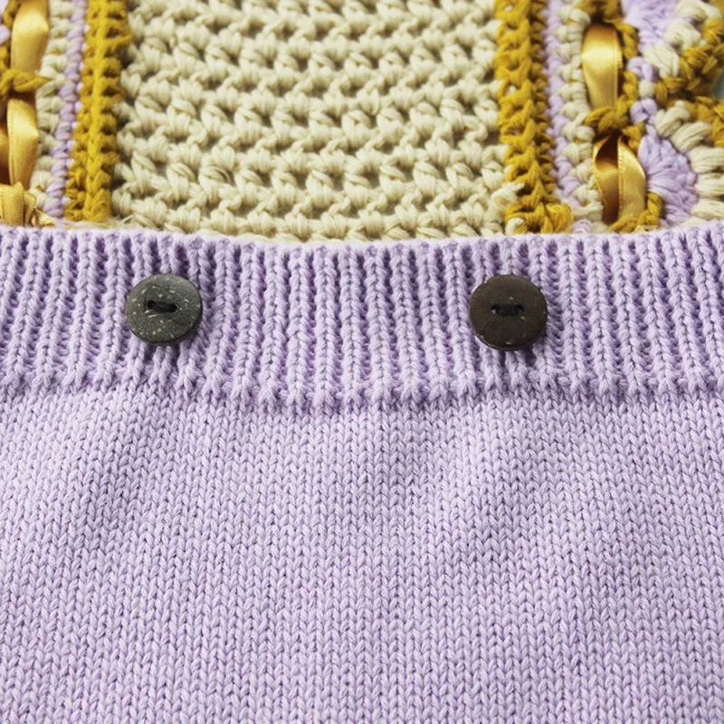 

Baby Newborn Girls Knit Rompers Infant Toddler Jumpsuit Clothes Sleeveless Infant Casual Outfits