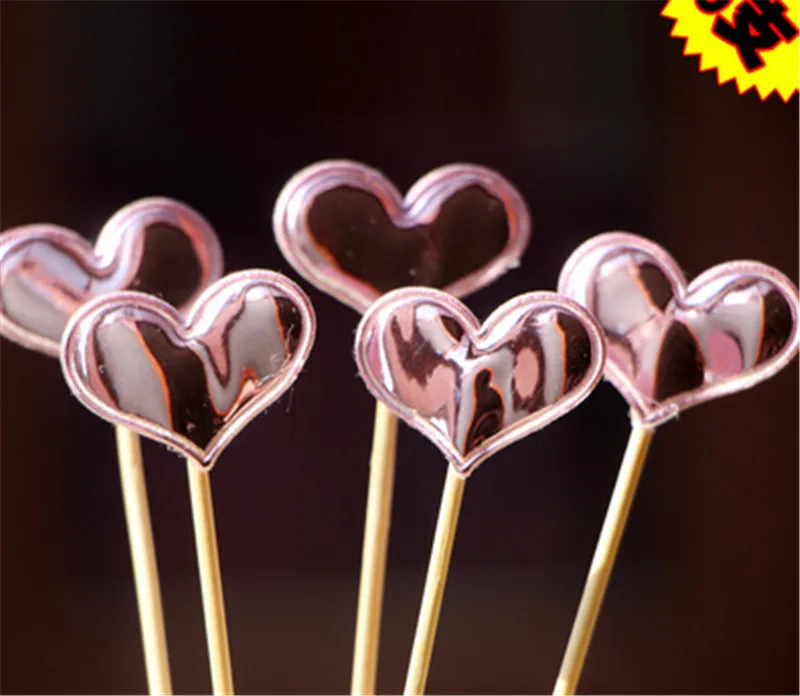 5 шт./лот украшение для торта в форме милого сердца звезды короны дня рождения