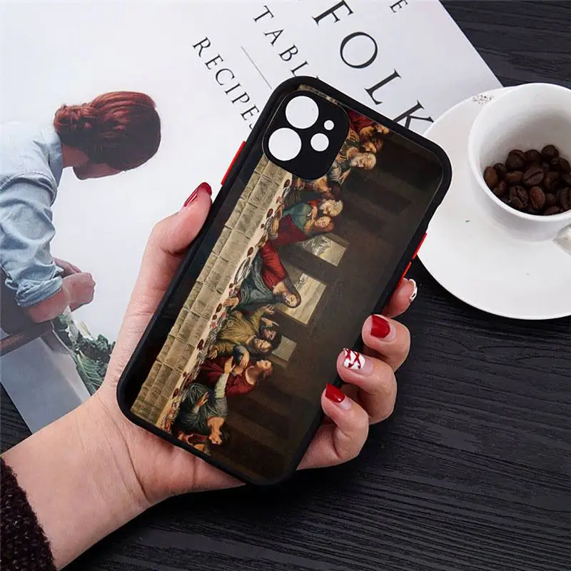 

Famous painting Adorable art pattern Phone Case matte transparent For iphone 7 8 11 12 plus mini x xs xr pro max cover