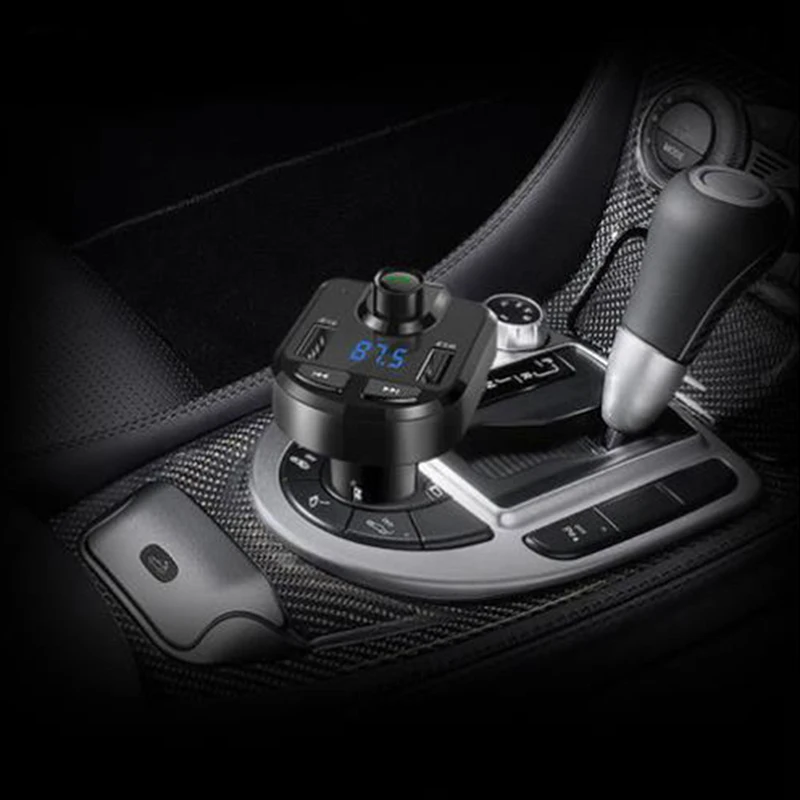 Новый беспроводной автомобильный FM передатчик с Bluetooth ЖК дисплеем MP3 радио USB
