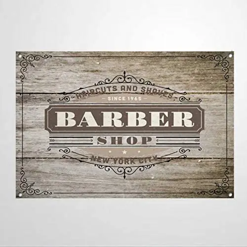 

Barber Shop Custom Aluminum Metal Sign