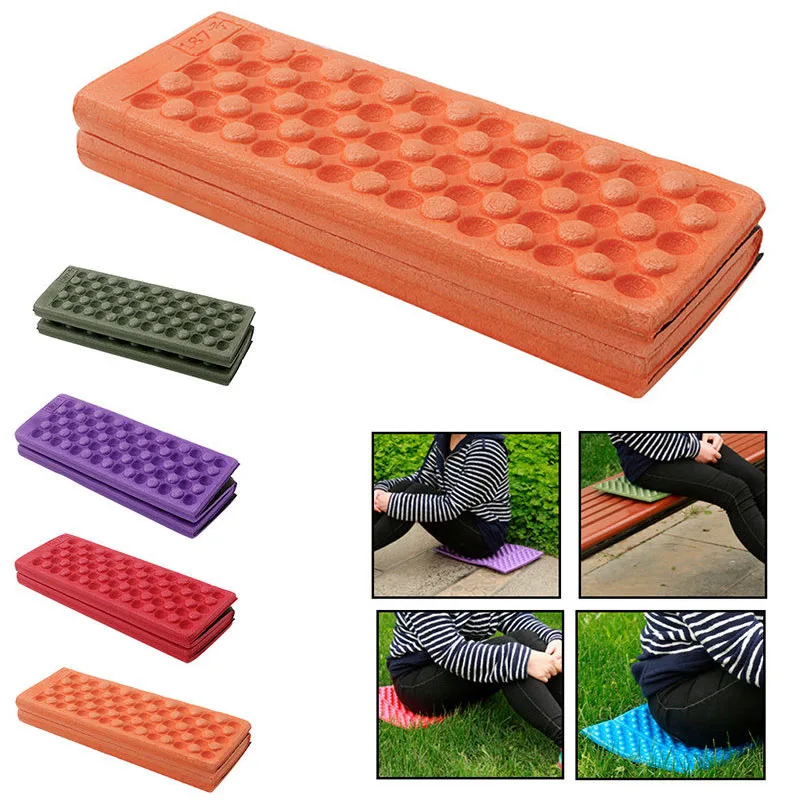 

1Pcs Foam Pad Moisture-Proof Folding Foam Waterproof Pads Mat Cushion Outdoor Camping Travel Picnic Hiking Portable Foldable Pad